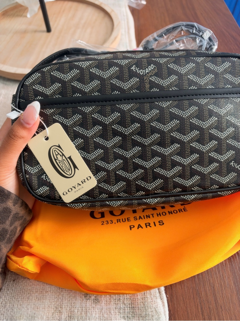 Goyardine Sac Cap Vert Black